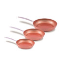 Nuwave 3pce Duralon Bronze Pan Set