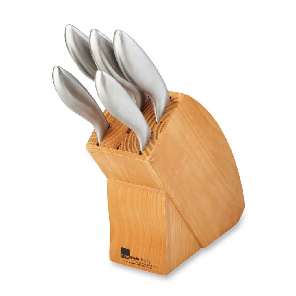 Wooden Knife Block Set